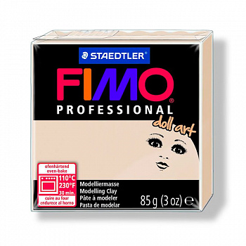 FIMO professional doll art Пластика для изготовления кукол уп. 85г, цв.полупрозрачный бежевый арт.8027-44