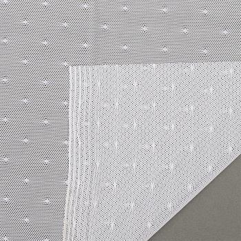 Сетка эластичная KRUZHEVO арт.OLG024 80г/м² ш.140см цв.01 белый уп.5м