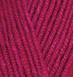 Пряжа для вязания Ализе Superlana midi (25% шерсть, 75% акрил) 5х100г/170м цв.649 рубин