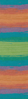 Пряжа для вязания Ализе Cotton gold batik (55% хлопок, 45% акрил) 5х100г/330м цв.4530