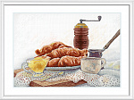 Набор для вышивания МП СТУДИЯ арт.НВ-655 Французский завтрак 21х19 см