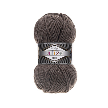 Пряжа для вязания Ализе Superlana midi (25% шерсть, 75% акрил) 5х100г/170м цв.240 св.коричневый