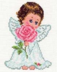 Набор для вышивания АЛИСА арт.0-13 Ангелок любви 10х14 см