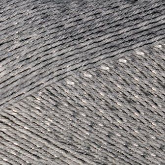 Пряжа для вязания КАМТ Бусинка (90% хлопок, 10% вискоза) 5х50г/110м цв.008 серебристый