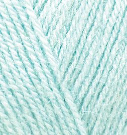 Пряжа для вязания Ализе Superlana TIG (25% шерсть, 75% акрил) 5х100г/570 м цв.514 зимнее небо