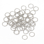 Кольцо для бюстгальтера d08мм металл TBY-008 цв.никель, уп.100шт