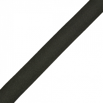 Резинка тканая шир.025мм цв.черный арт.Ф-25мм уп.25м
