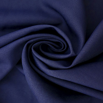 Ткань Габардин 180 г кв.м 100% полиэстер шир.148 см арт.Р.15311.06 цв.06 синий уп.25м (±5м)