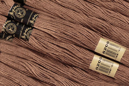 Нитки мулине IDEAL арт.ТВ (100% хлопок) 24х8м цв.373