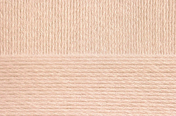 Пряжа для вязания ПЕХ Веревочная (100% полиэфир) 10х50г/130м цв.003 молочный