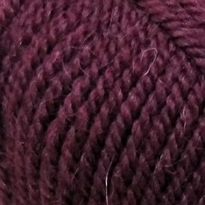 Пряжа для вязания ПЕХ Зимний вариант (95% шерсть, 5% акрил) 10х100г/100м цв.087 т.лиловый
