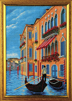Набор для вышивания бисером КРОШЕ арт. В-268 Гранд Канал.Венеция 26х38 см