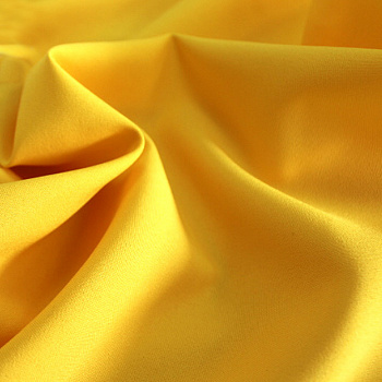 Ткань Габардин Fuhua 180 г/м² 100% ПЭ шир. 150см арт.БЛ41000 цв.404 желтый рул.35м