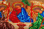 Набор для вышивания бисером КРОШЕ арт. В-167 Святая Троица 19x24 см