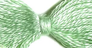 Нитки мулине цв.3902 св.зеленый 12х10м С-Пб упак (12 шт)