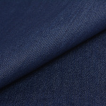 Ткань джинс однотонный 145г/м² шир.150см 70% хлопок,25% полиэстер 5% эластан арт.823 цв.1 т.синий рул.20-60 м