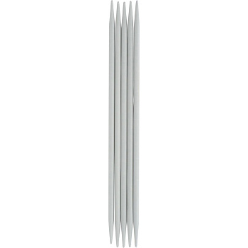 36222 PONY Спицы чулочные для вязания 20 см 5.00 мм, алюминий