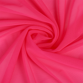 Сетка стрейч арт.OD-90-9 90г/м² 95%нейлон+5%спандекс шир.152см цв.т.розовый уп.3м