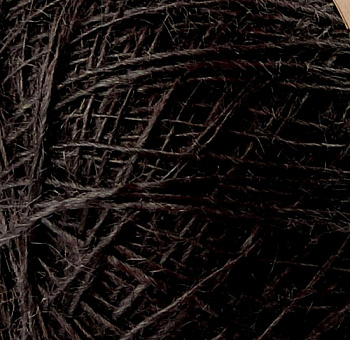 Пряжа для вязания ПЕХ Аграмант (100% джут) 5х100г/360м цв.002 черный