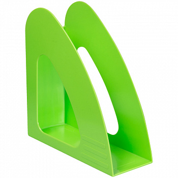 Лоток для бумаг вертикальный Berlingo Mega Top, неоновый зеленый