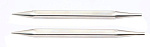12321 Knit Pro Спицы съемные для вязания Nova cubics 4мм для длины тросика 28-126см, никелированная латунь, серебристый, 2шт
