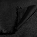 Ткань подкладочная Таффета антистатик IdealTex 190Т черный 53 г кв.м рул.100м