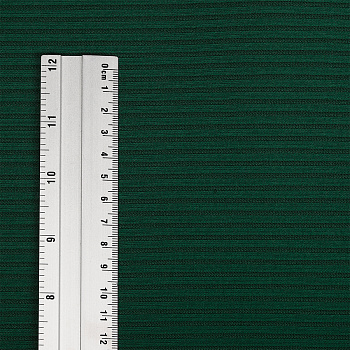 Ткань трикотаж лапша 320 г/м² 62% пэ, 30% вискоза, 8% спандекс шир.160 см арт.С.1855.03 цв.зеленый рул.30м (±5м)