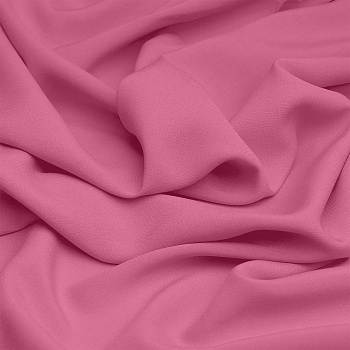 Ткань Штапель  TBY Vi-30-05 плот 110г/м2 100% вискоза шир. 145 см цв.05 розовый рул.25м