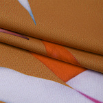 Ткань Бифлекс 225 г/м² 90% пэ, 10% лайкра шир.160 см арт.T.0276.04 цв.оранжевый рул.65м