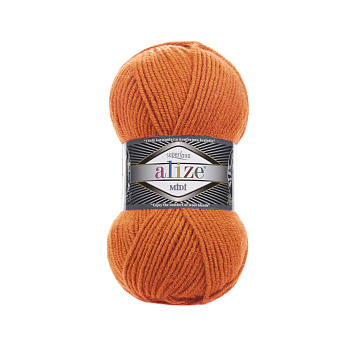 Купить Пряжа для вязания Ализе Superlana midi (25% шерсть, 75% акрил)  5х100г/170м цв.225 оранжевый оптом по цене 720 р