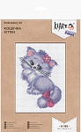 Набор для вышивания KLART арт. 8-188 Кошечка 12,5х17,5 см