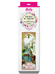 Картина по номерам с цветной схемой на холсте Molly арт.KHS0003 Панно. Каналы Венеции (37 цветов) 35х90 см