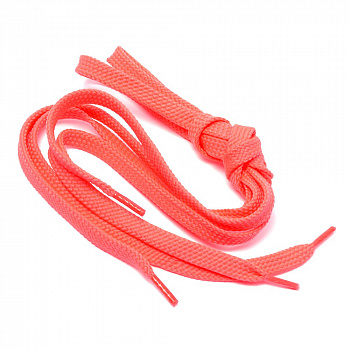 Шнурки плоские 9 мм 7с859 длина 100 см, компл.2шт, цв.ярк.розовый