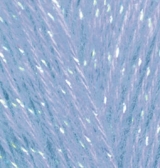 Пряжа для вязания Ализе Angora Gold Simli (5% металлик, 20% шерсть, 75% акрил) 5х100г/500м цв.040 голубой