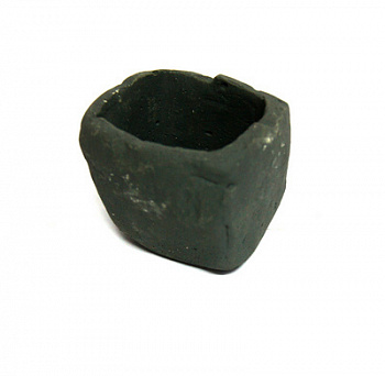 Горшочек керамический арт.КЛ.27091 мини 4,5х5,5х6,0см цв.серый