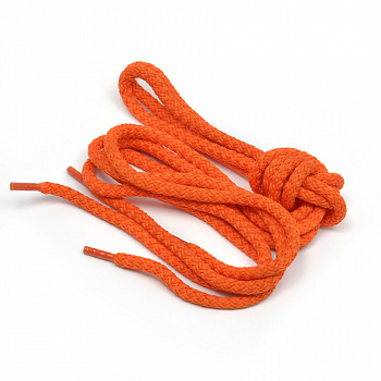 Шнурки круглые 4,1 мм 09с2045 длина 120 см, компл.2шт, цв.оранжевый