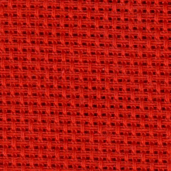 Канва для вышивания средняя арт.563(13) (10х55кл) 40х50см цв.красный