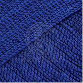 Пряжа для вязания КАМТ Кокор (70% хлопок, 22% дакрон, 8% нейлон) 5х100г/140м цв.019/003 василек/черный