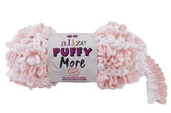 Пряжа для вязания Ализе Puffy More (100% микрополиэстер) 2х150г/11,5м цв.6272