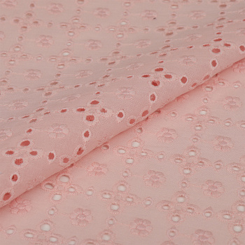 Ткань шитье TBY-8167-02 100г/м2 100% хлопок шир.150см цв.розовый уп.3м