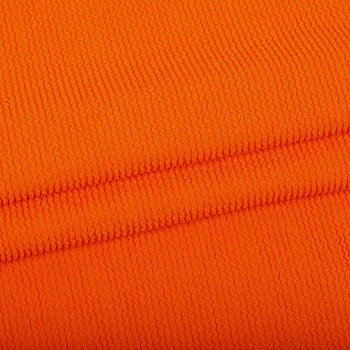 Ткань трикот. Бифлекс жатка арт.TBY-JB-13 490г/м² 92% ПЭ 8% спандекс шир.80см цв.13 яр. оранжевый уп.3м