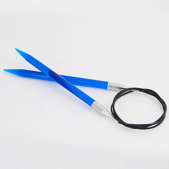 51119 Knit Pro Спицы круговые для вязания Trendz 7мм/100см, акрил, синий