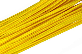 Шнур отделочный 1с14 Сутаж 2,5-3мм цв.желтый уп.20м