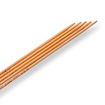 222200 PRYM Спицы чулочные для вязания Prym 1530 2мм 15см, бамбук, натуральный, уп.5шт