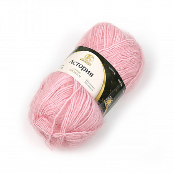 Пряжа для вязания КАМТ Астория (65% хлопок, 35% шерсть) 5х50г/180м цв.293 розовый песок