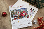 Набор для вышивания LUCA-S арт. B2414 Рождество щенков 50х35 см