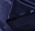 Ткань атлас стрейч 95 г/м² 97% полиэстер, 3% спандекс шир.150 см арт.Р.11317.16 цв.16 синий уп.25м (±5м)