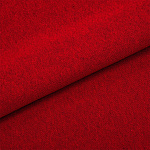 Ткань трикотаж Футер 3х нитка начес хлопок 320г пенье 185см красный 19-1663 рул.30-60м