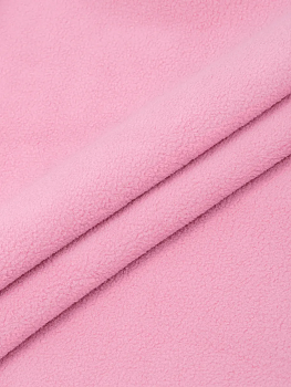 Ткань флис 2-х ст. TBY-0240-F134 240 г/м² 100% ПЭ шир.150см  цв.F134 розовый рул.24кг