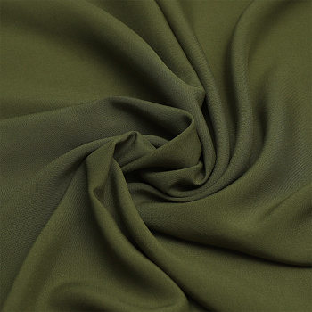Ткань Штапель  TBY Vi-30-28 плот 110г/м2 100% вискоза шир. 145 см цв.28 т.зеленый уп.5м